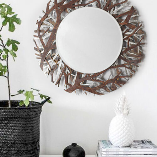 Chroma Studio -Roots Mirror Rusted Accent